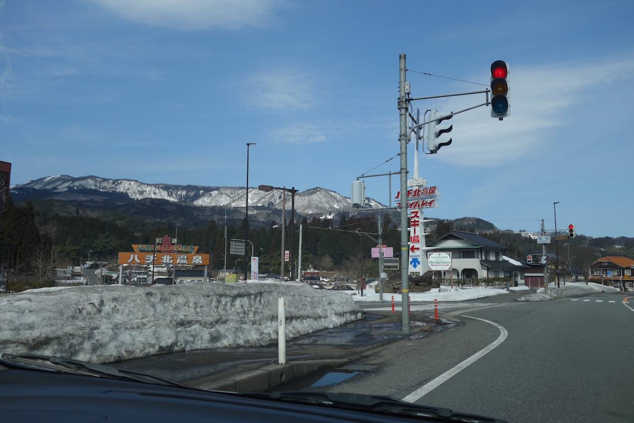 3月中旬！雪は？境港からフェリーに乗るために兵庫県から車で出発してみた